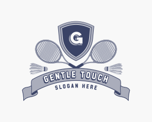 Sports Badminton Tournament logo design