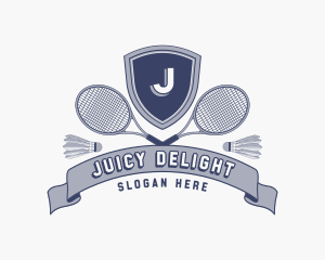 Sports Badminton Tournament logo design
