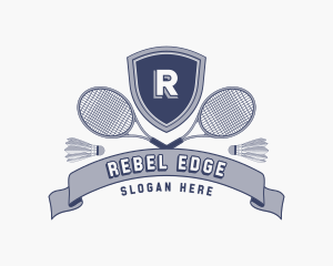 Sports Badminton Tournament logo design