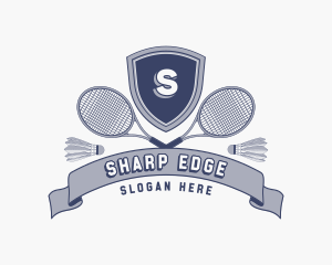 Sports Badminton Tournament logo design