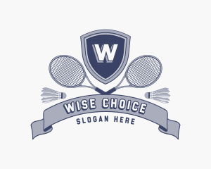 Sports Badminton Tournament logo design