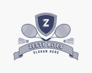 Sports Badminton Tournament logo design