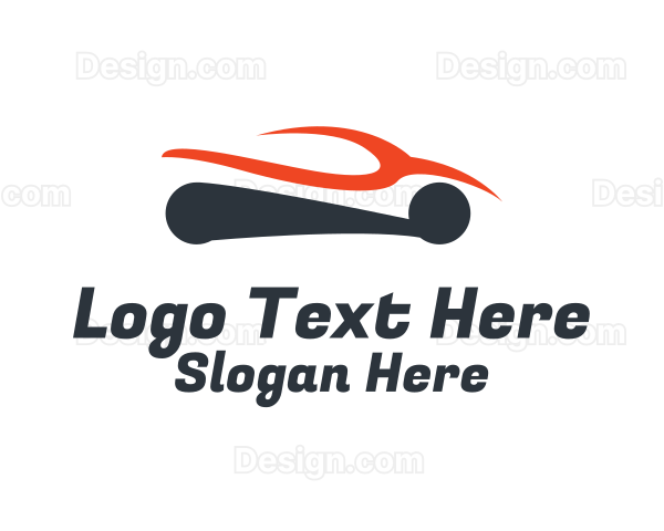 Auto Speeding Car Logo