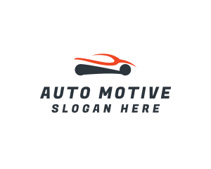 Auto Speeding Car logo design