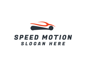 Auto Speeding Car logo design