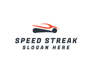 Auto Speeding Car logo design