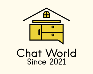 House Fixture Chat  logo design