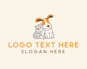 Dog Cat Pet logo