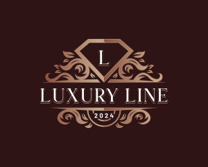 Diamond Luxury Crest logo design