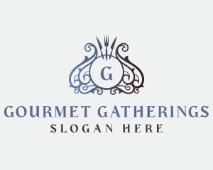 Luxury Gourmet Restaurant logo design