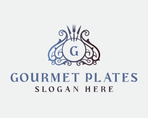 Luxury Gourmet Restaurant logo design