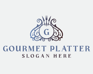 Luxury Gourmet Restaurant logo design