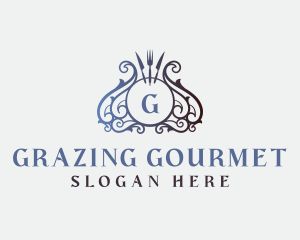 Luxury Gourmet Restaurant logo design