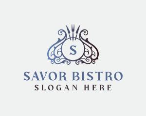 Luxury Gourmet Restaurant logo design