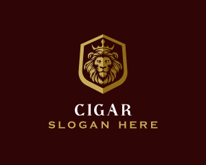 Luxury Lion Shield  logo