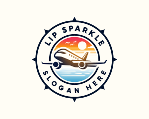 Sunrise Airplane Travel logo design