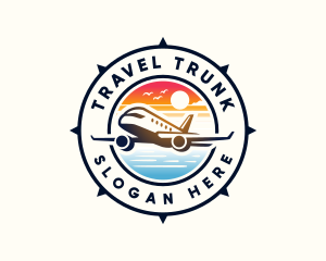 Sunrise Airplane Travel logo design