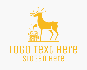 Golden Deer Coin  Logo