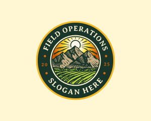 Farm Field Mountain logo