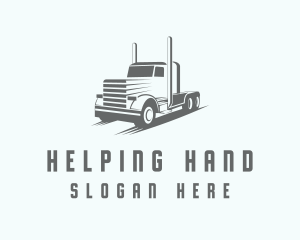 Freight Truck Logistics Logo