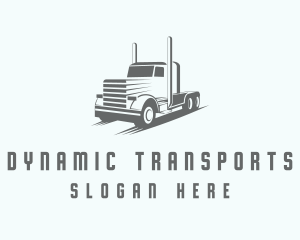 Freight Truck Logistics logo design