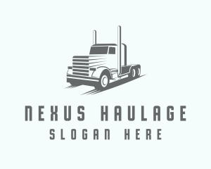 Freight Truck Logistics logo design