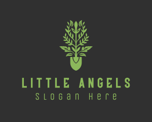 Leaf Shovel Landscaping  Logo