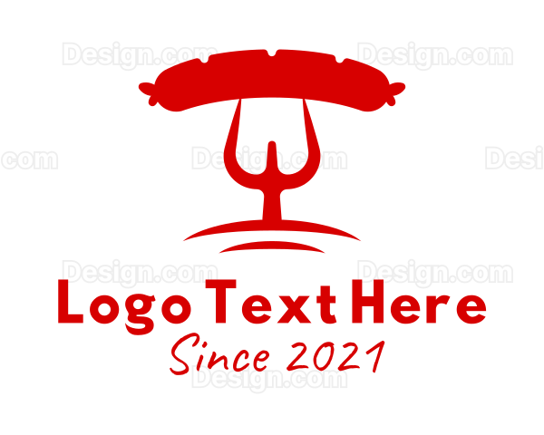 Red Grill Sausage Logo