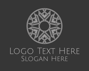 Ethnic Decoration Badge  Logo