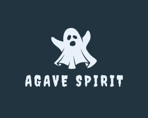 Halloween Ghost Spirit logo design