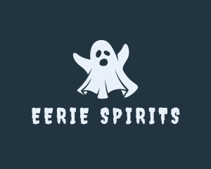 Halloween Ghost Spirit logo design