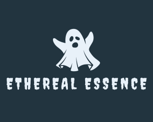 Halloween Ghost Spirit logo design