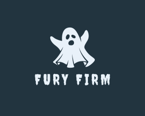 Halloween Ghost Spirit logo design