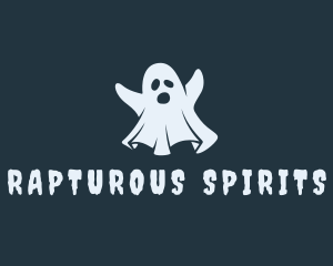 Halloween Ghost Spirit logo design