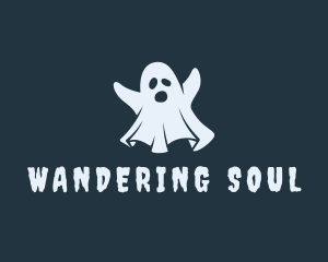 Halloween Ghost Spirit logo design