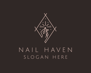 Mystic Nail Salon Hand  logo