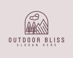 Mountain Tree Outdoor logo design