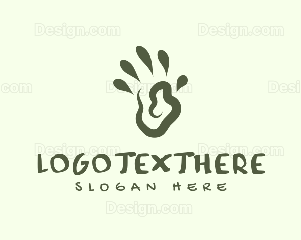 Primitive Human Hand Logo