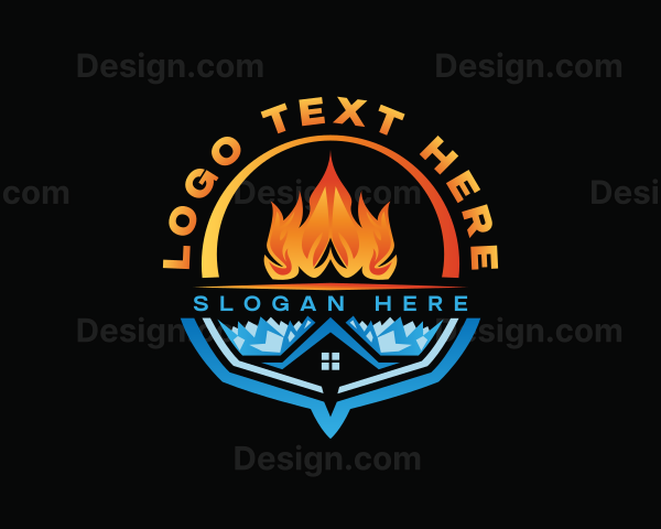 Hot Cold Ventilation Logo