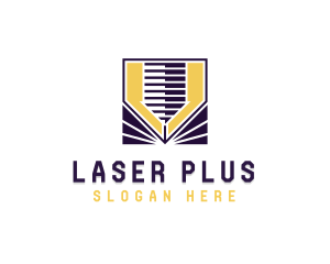 Laser Cutting Manufacturer logo design