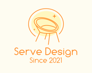 Modern Chair Furniture logo design