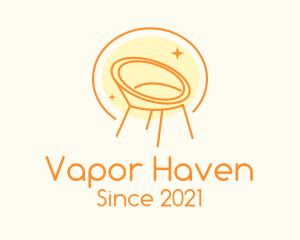 Modern Chair Furniture logo design