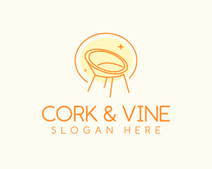 Modern Chair Furniture logo design