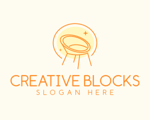 Modern Chair Furniture logo design