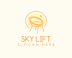 Modern Chair Furniture logo design