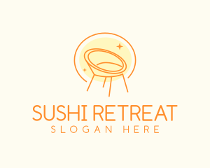 Modern Chair Furniture logo design