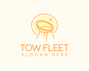 Modern Chair Furniture logo design