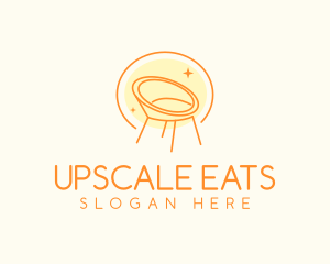 Modern Chair Furniture logo design