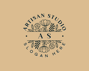 Artisanal Flower Gardening logo design