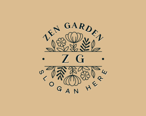 Artisanal Flower Gardening logo design